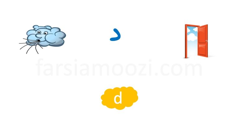 |آموزش خواندن و نوشتن نشانه د (حرف دال)|